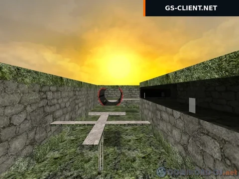 карта deathrun_forest для CS 1.6