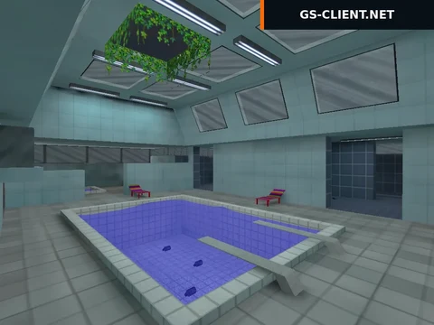 карта fy_pool_evening для CS 1.6