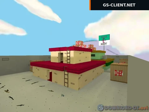 карта gg_simpsons для CS 1.6