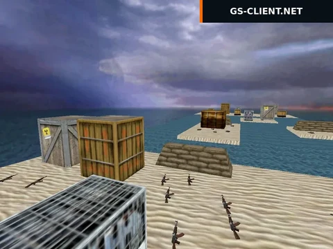 карта aim_ak-beach для CS 1.6