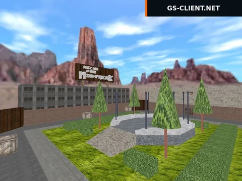 карта aim_ak-colt_park для CS 1.6