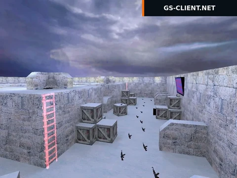 карта aim_akcolt_snow для CS 1.6