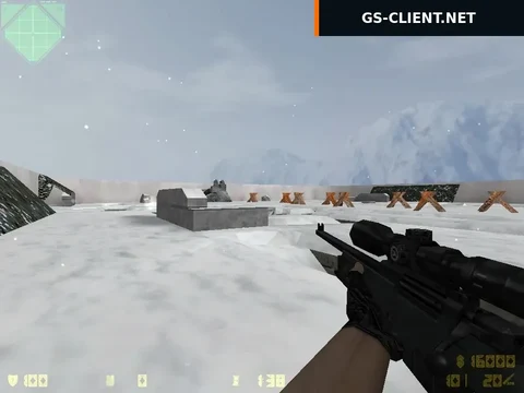 карта awp_winter для CS 1.6