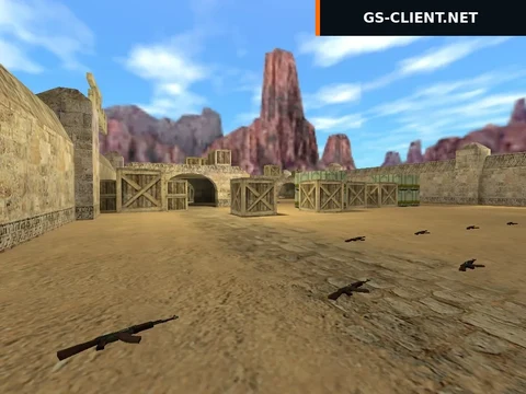 карта aim_dusty_courtyard