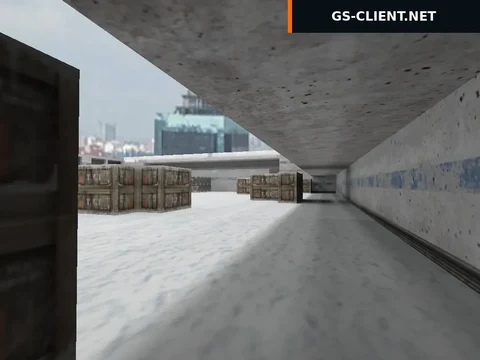 карта aim_zima_na_poskote для CS 1.6