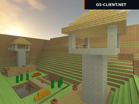 карта awp_minecraft2 для CS 1.6
