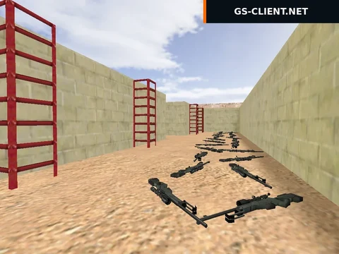 карта awp_shoot для CS 1.6