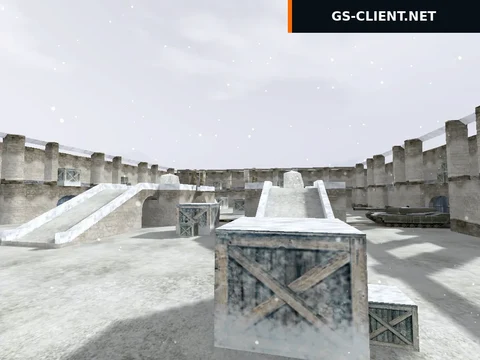 карта awp_snowflake32 для CS 1.6