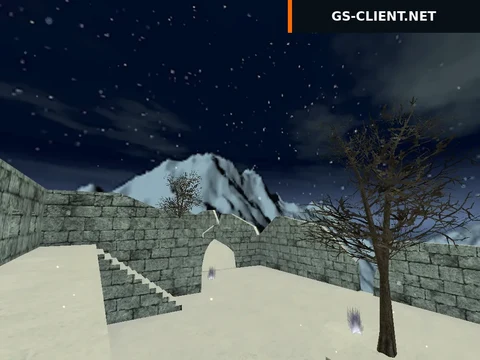 карта awp_snowing для CS 1.6