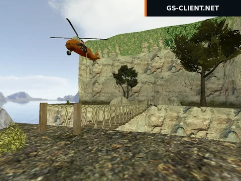 карта awp_waterfall для CS 1.6