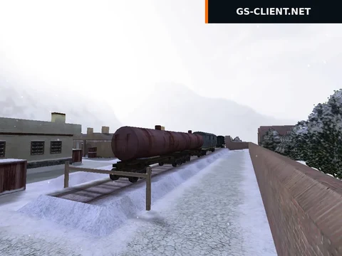 карта awp_winter_train_station для CS 1.6