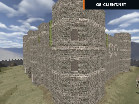 карта cs_castle для CS 1.6