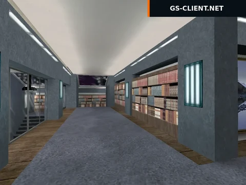 карта cs_library для CS 1.6