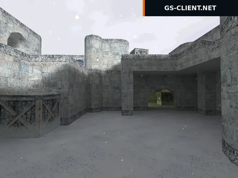 карта de_kabul_winter для CS 1.6