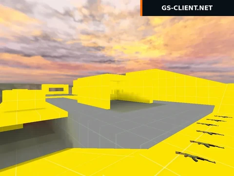 карта fy_ak_yellow для CS 1.6