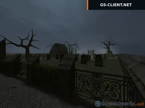 карта fy_cemetery для CS 1.6