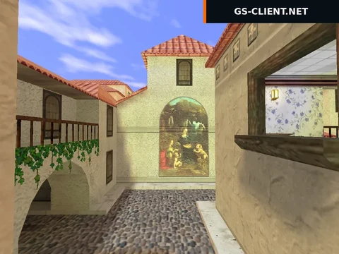 карта cs_italy_downtown для CS 1.6