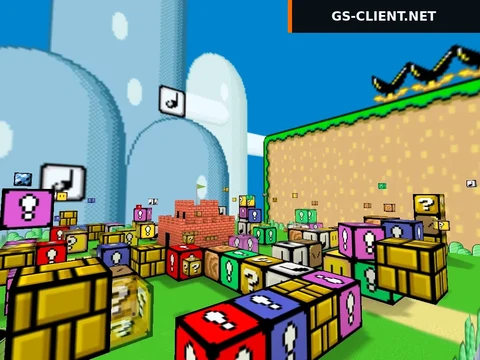 карта fy_marioblocks2 для CS 1.6