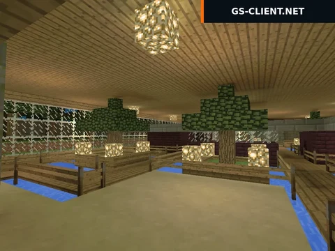 карта fy_minecraft_night2 для CS 1.6