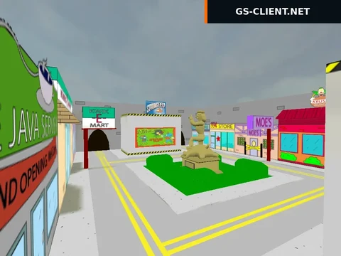 карта fy_simpsons_ach для CS 1.6