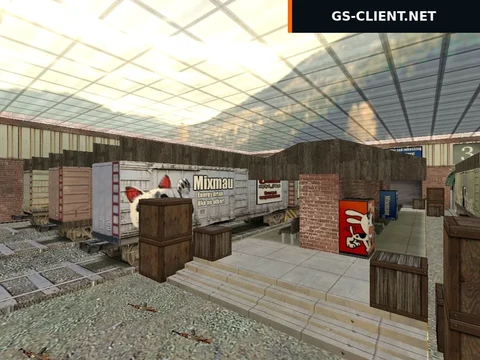 карта fy_trainhall2c для CS 1.6