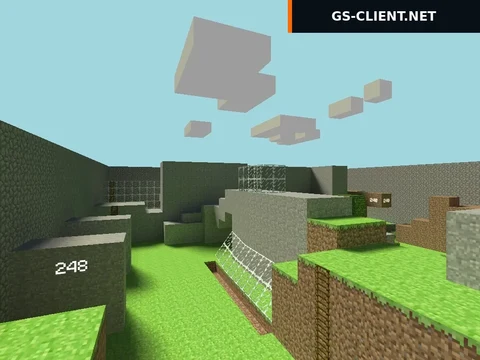 карта hns_minecraft для CS 1.6