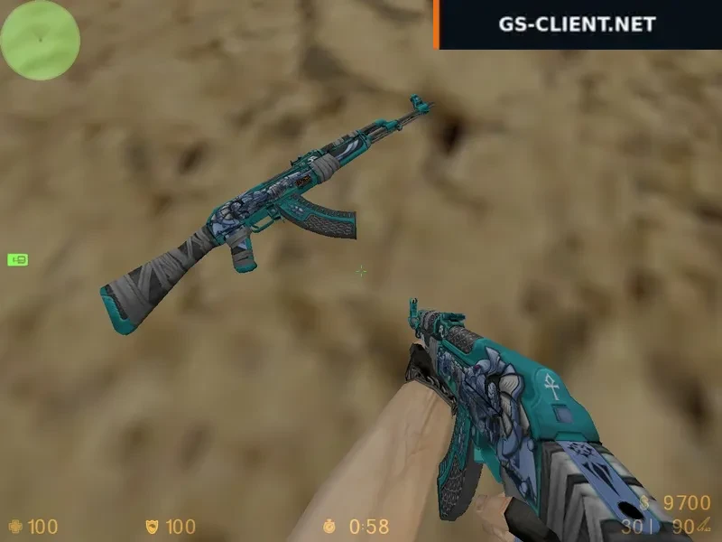 Ak-47 Anubis Blue