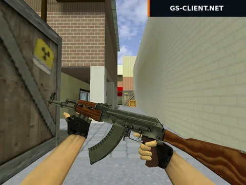 AK-47 из CS:GO с анимацией осмотра