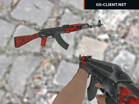 AK-47 Красный глянец