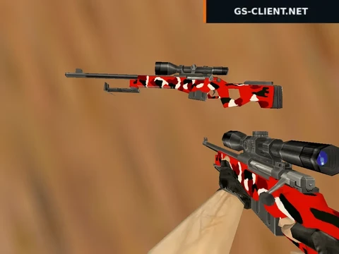 AWP Красный камуфляж