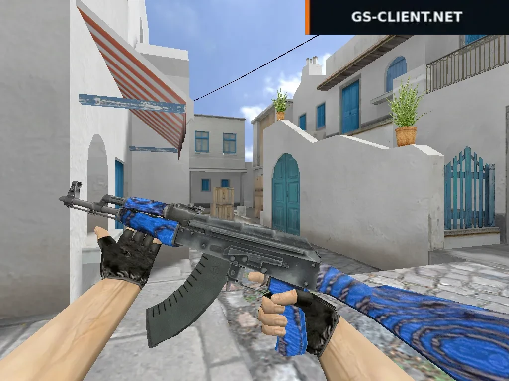HD AK-47 Blue Laminate