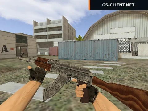 HD AK-47 Cartel с анимацией осмотра