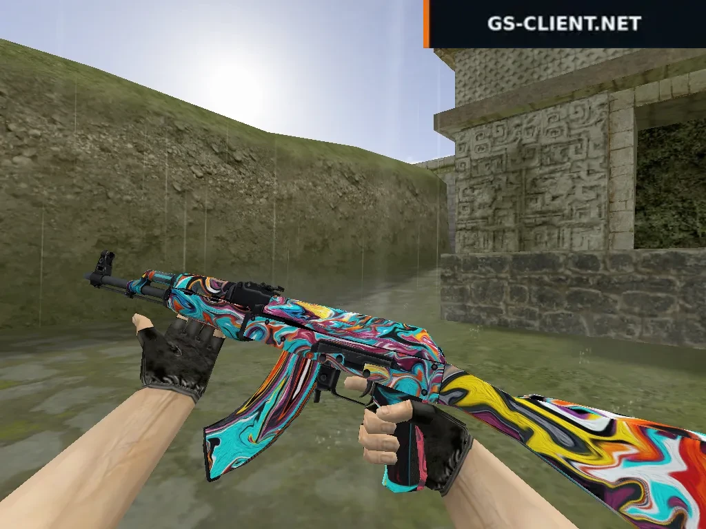 HD AK-47 Colorful Apocalypse