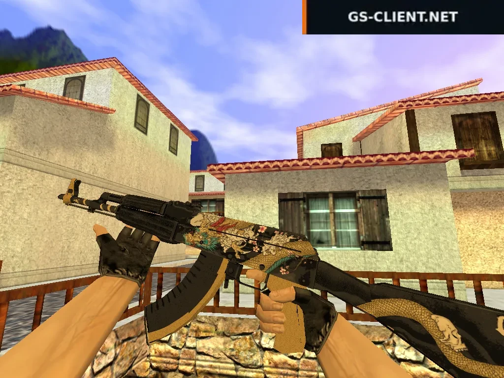 HD AK-47 Dragon Gold