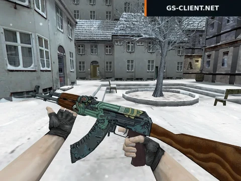 HD AK-47 Fire Serpent (поношенное)