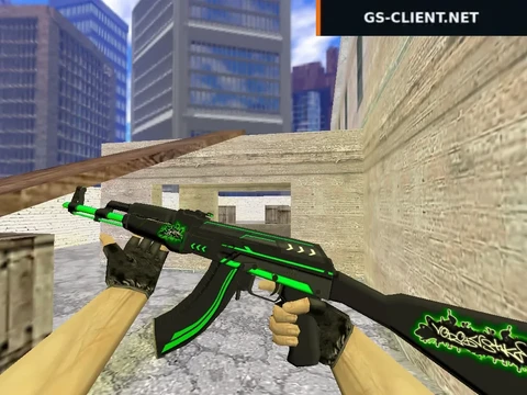 HD AK-47 Green Line