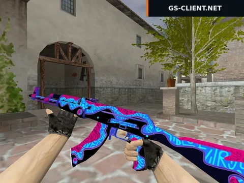 HD AK-47 Red Ice