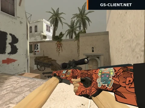 HD AWP BOOM с наклейками