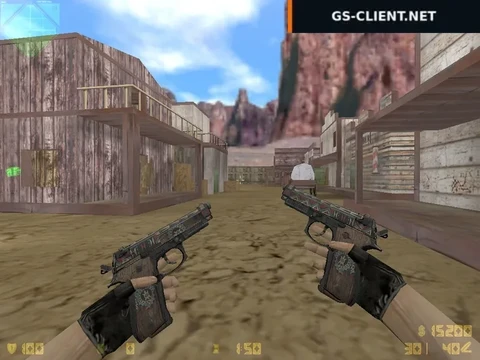 HD Dual Berettas Tribal Sky