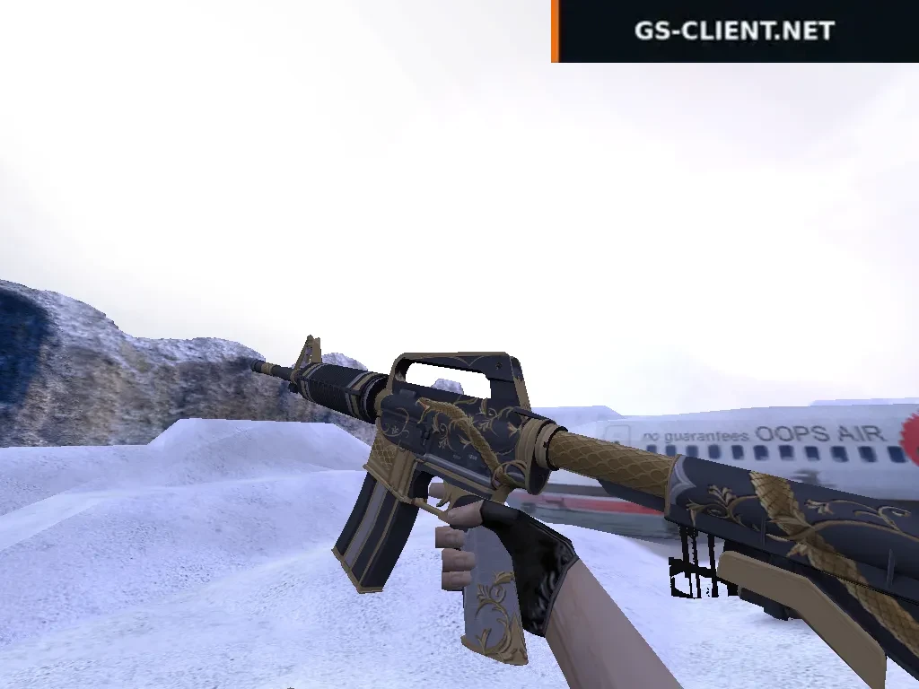 HD M4A1-S Golden Coil