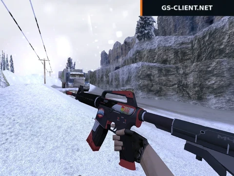 HD M4A1-S Сайрекс с наклейками
