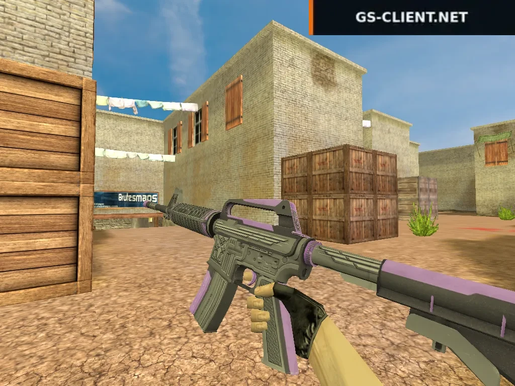 HD M4A1-S Thundering Purple