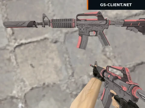 HD M4A1 Thundering Red