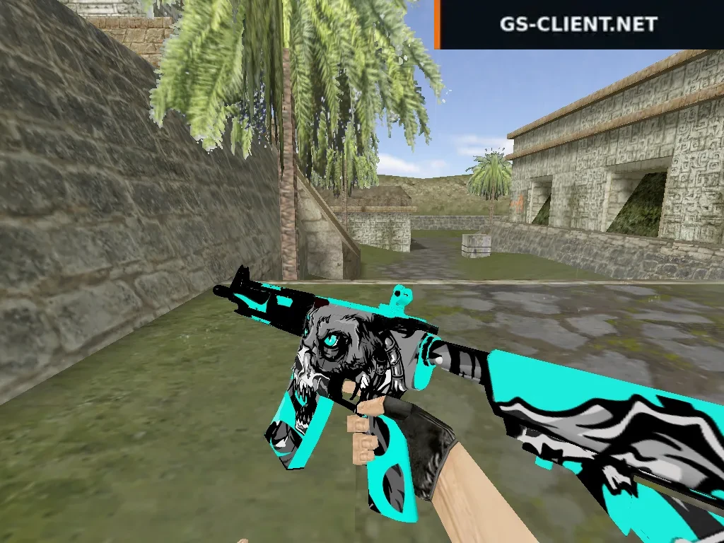 HD M4A4 Aqua Chaos