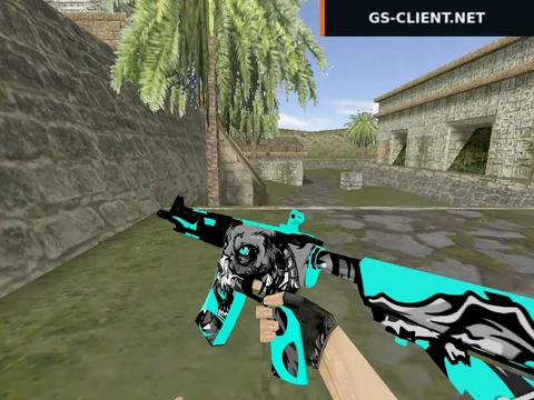 HD M4A4 Aqua Chaos