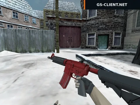 HD M4A4 Crimson Web