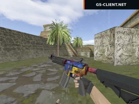 HD M4A4 Marble Fade