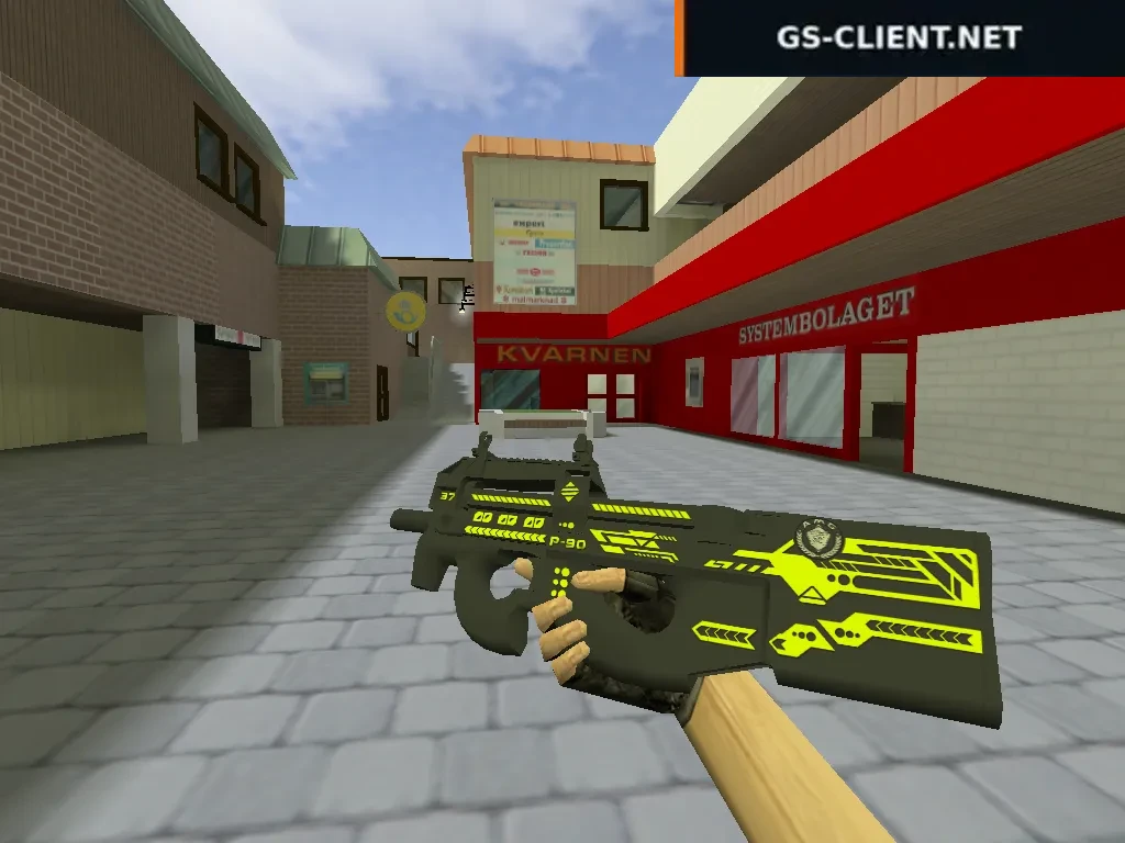 HD P90 Machine с анимацией осмотра