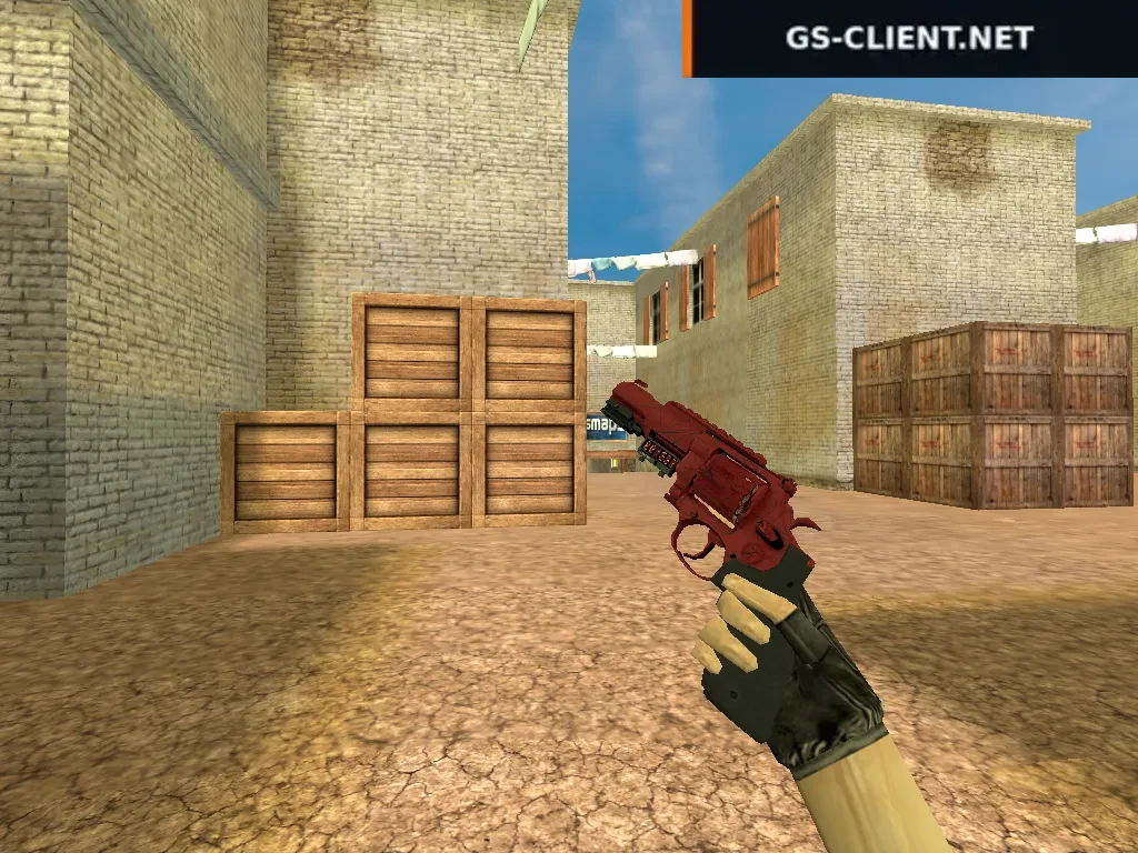 HD R8 Revolver Crimson Web