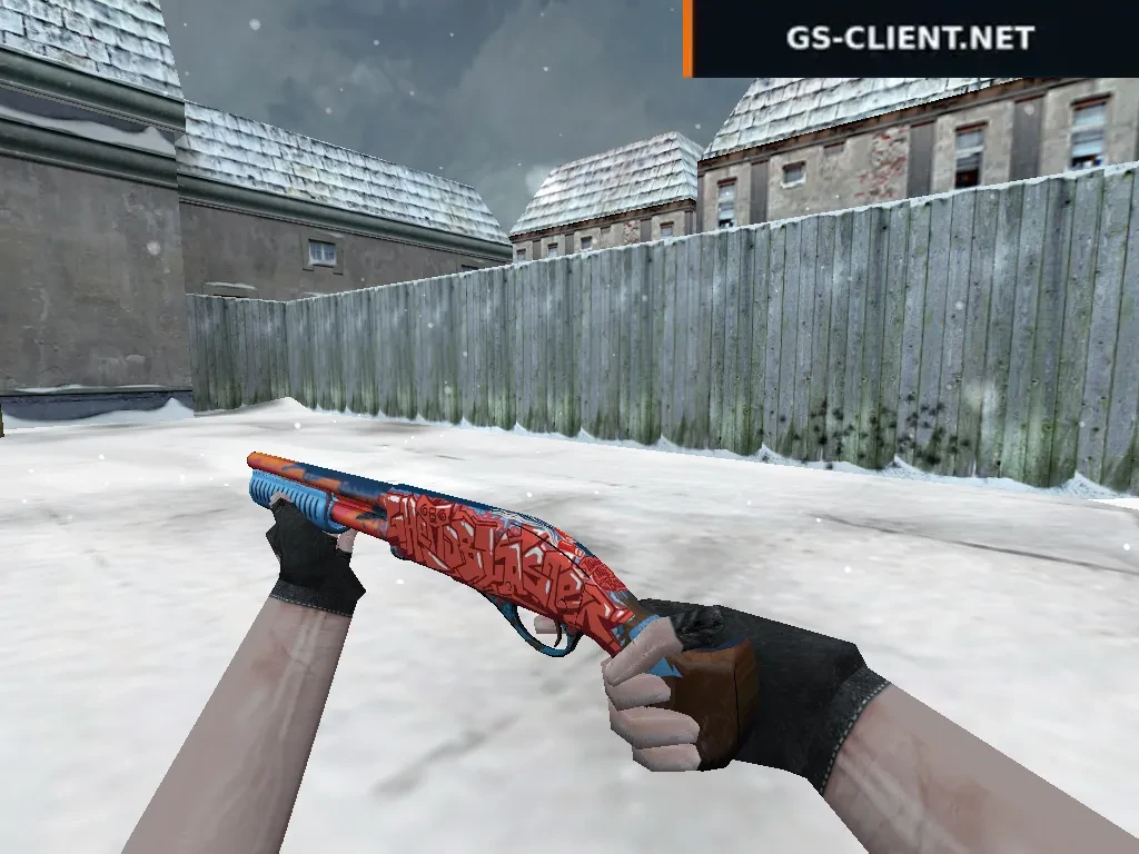 HD Sawed-Off Ghetto Blaster Blue Magic